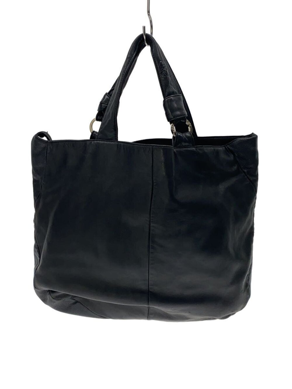 Loewe black leather tote Shoulder bag dual structured